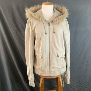 Forever 21 Faux Leather Coat